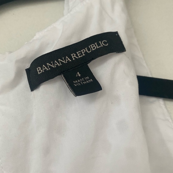 Banana Republic White Drop-waist Dress Size 4 - Picture 11 of 11